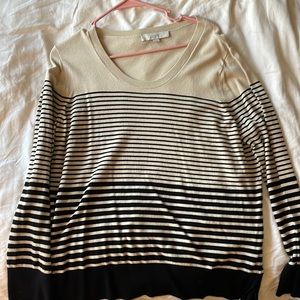 Ann Taylor Loft Striped long sleeve sweater excellent condition